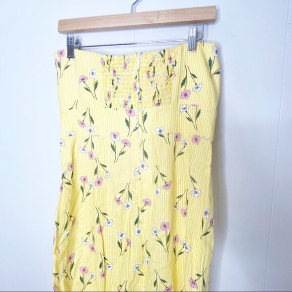 Finders Keepers Dress NWT Lemoncello Midi Strapless Dress new 8 - Picture 6 of 12